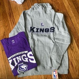 Sacramento Kings NBA youth hoodie & t-shirt
